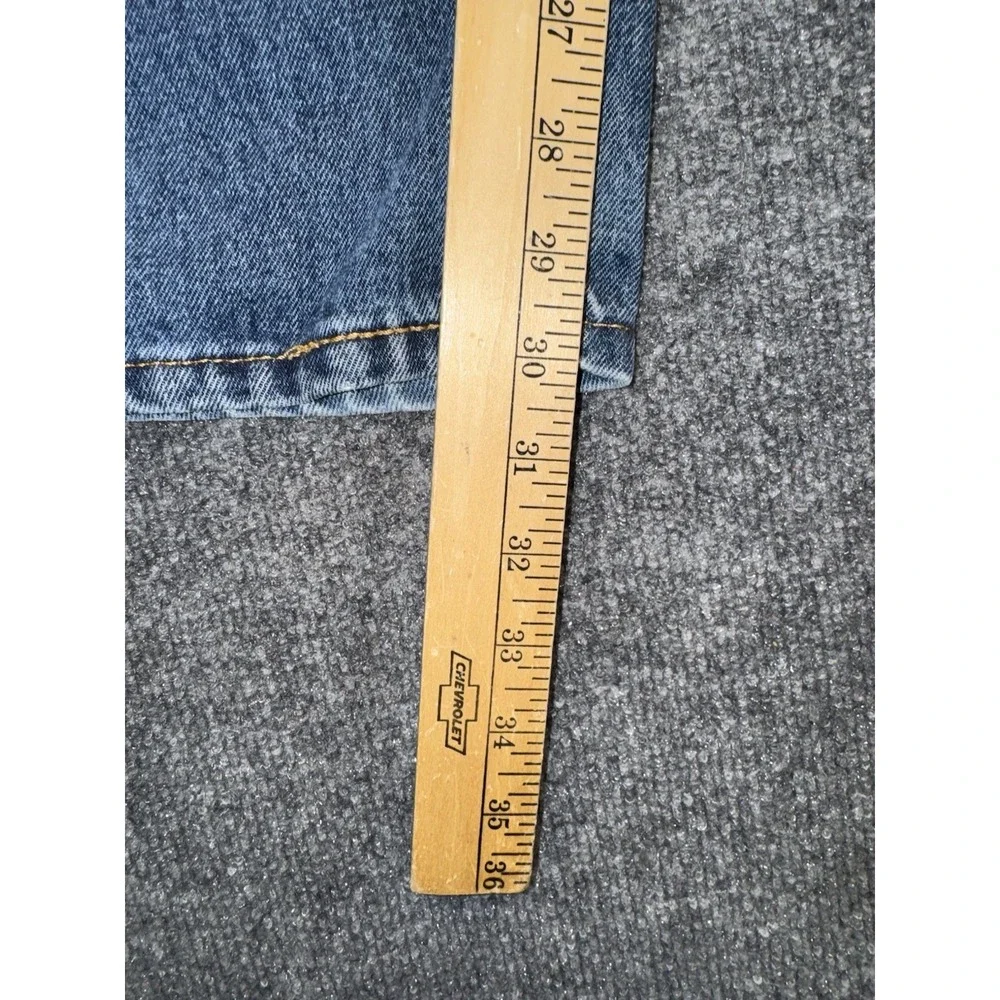 Title: Levi's 550 Relaxed Fit Jeans Men's Size 38x32 Blue Denim Tapered Leg